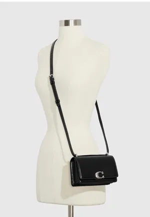 Coach Bandit black leather crossbody thumbnail 6