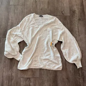 1. State Cream V-Neck Sweater thumbnail 3