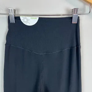 Aerie Offline Real Me Super Flare Crossover Hi-Rise Leggings Womens‎ Small Black thumbnail 11