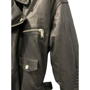 Dolls Kill Current Mood NWT Circuit Breaker Moto Trench Coat Sz XL Vegan Leather thumbnail 7
