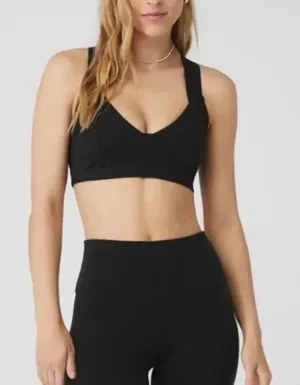 Alo Yoga Airbrush Rev It Up Bra Black Size M NWT Authentic ( Sold Out) thumbnail 1