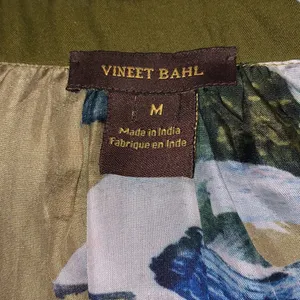 Vineet Bahl Anthropologie Silk Blouse thumbnail 3