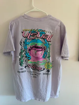 purple pacsun graphic tee thumbnail 2