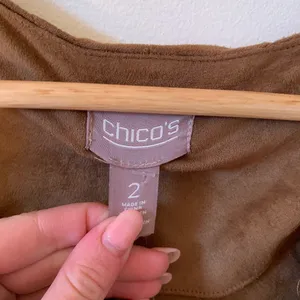 Chico’s Suede Jacket size Medium thumbnail 3