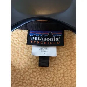 Patagonia Synchilla vintage made in USA full zip sherpa women's size large thumbnail 3