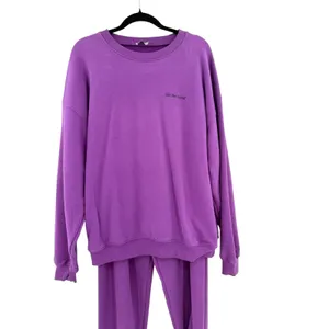SLA The Label Plum Oversized Sweatshirt Jogger Matching Set Purple S M thumbnail 4