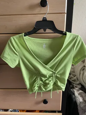 PacSun Green Crop Top thumbnail 5