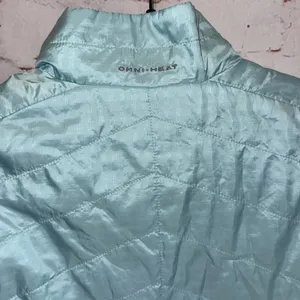Columbia Vest Womens Small Blue Omni Heat Thermal Reflective Puffer Zip Layer thumbnail 5