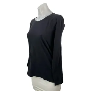 Lululemon Women's Black Long Sleeve Running Yoga Athletic T Shirt Tee Top Size 2 thumbnail 2