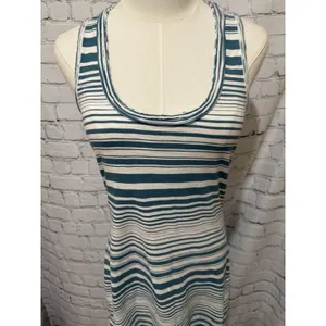 Relax by Tommy Bahama striped tank Cotton Sleeveless dress Size XS thumbnail 2