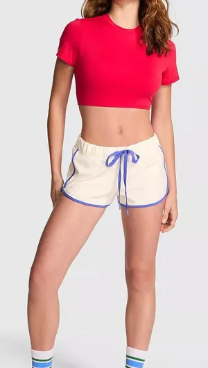 PINK new COTTON MODAL MICRO SHORTS‎ thumbnail 1