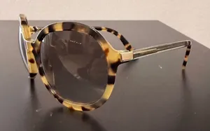 Prada Sunglasses Round Brown Havana Tortoiseshell PR09VS SPR 09V 2AU-8C1 56mm thumbnail 1