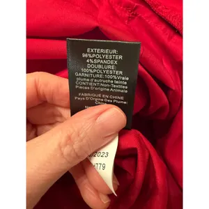 Sam Edelman Red Feather Hem Sheath Dress NWT Size 0 Dance‎ Prom Party Homecoming thumbnail 7