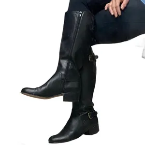 Corso Como Geneva Leather Riding Boots in Black‎ size 8 thumbnail 2