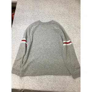 Atlanta Braves‎ MLB Sweatshirt Womens Medium Gray Raglan Sleeve Campus Lifestyle thumbnail 5