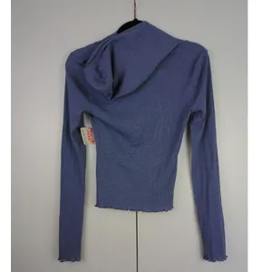 Free‎ People Movement Graphite Ribbed Hooded Long Sleeve Top OB2360211 NWT thumbnail 2