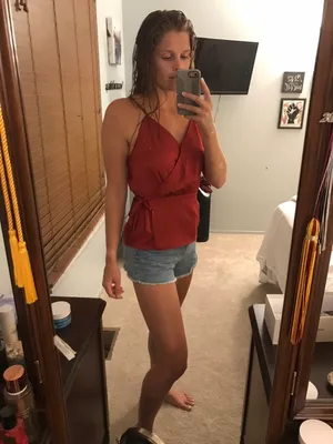 Red Silk Tank thumbnail 6