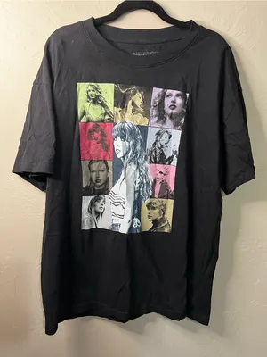 Taylor Swift Eras Tour Official Merch Graphic Oversized Band T-Shirt Pop Music thumbnail 2