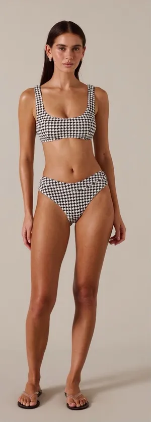 ELCE Swim | Escape High Waisted Bottom White Size L thumbnail 1