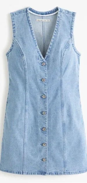 Abercrombie & Fitch Denim Vest Mini Dress thumbnail 1