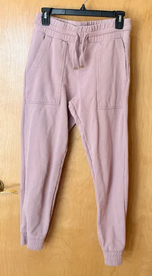AllSaints Lucia Jogger Women Size Small Pink Mauve Cotton‎ Sweatpants WP059U thumbnail 1