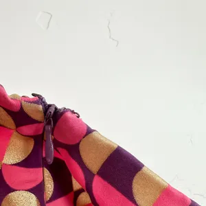 Urban‎ Outfitters | NWT UO High Slit Chain Detail 70s Geometric Midi Skirt Pink thumbnail 8