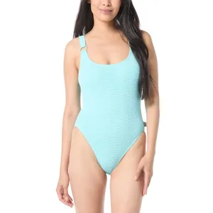 Vince Camuto Womens Scoop Neck Ring One Piece Swimsuit V1L099 Oasis Blue 8 thumbnail 5