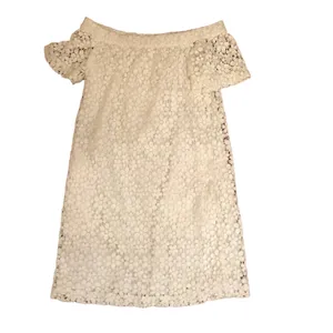 ALC Frank Bolen Lace White Floral Mini Off the Shoulder thumbnail 3