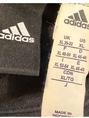 Adidas black white hoodie sweatshirt hooded sweater thumbnail 2