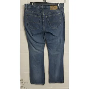 Vintage Ralph Lauren Kelly Cotton Denim Blue Jean 8 X 32 Studded RL Patch Y2K thumbnail 7
