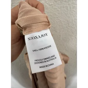 Shona Joy La Lune Bias Cowl Maxi Dress in Desert Rose Satin Size 4 Cocktail thumbnail 7