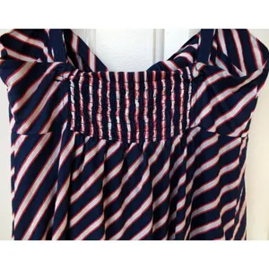 American Eagle Striped Versatile Summer Striped Cotton Dress Size 4 Gators UF thumbnail 6