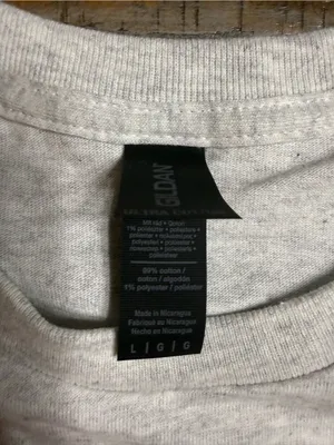 Gildan Ash Gray Tee with Pink Ghost & Bow Print thumbnail 2