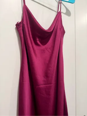 Express Cowl Neck Slip Midi Dress thumbnail 5