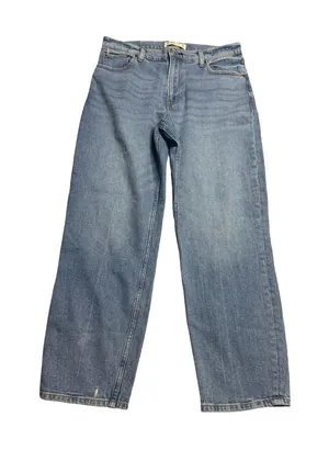 ✨👖 Abercrombie & Fitch Mom High Rise‎ Straight Jeans Size 29 / 8 👖✨ thumbnail 1