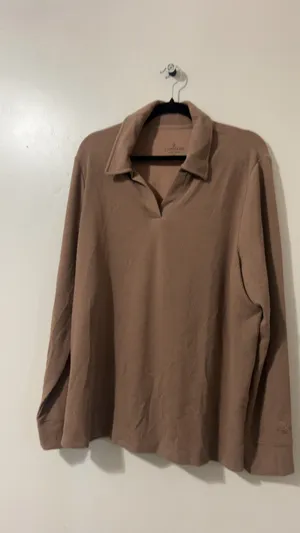 Cuddl Duds Brown Two-Piece Lounge Set TL thumbnail 2