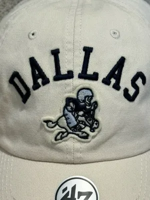 ’47 Brand Dallas Cowboys Retro Ivory Clean Up adjustable hat thumbnail 4