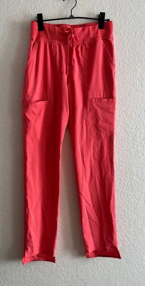 Dickies Scrub Pants XS Dynamix Coral Pink Cargo Jogger HS047 GOGH thumbnail 1
