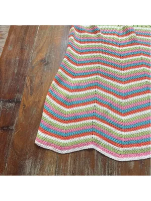 Crave Fame XL Rainbow Chevron Crochet Knit Mini Dress thumbnail 3