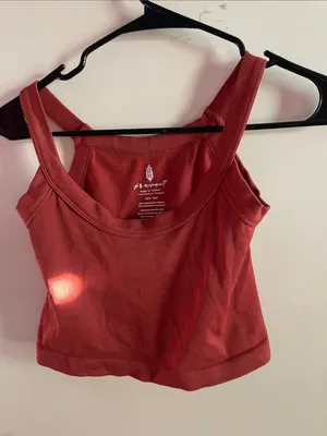 Free people movement scoop neck crop top thumbnail 3