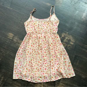 Women’s Garage Pink Floral Strap Festival Boho Fairy Dress Festival Feminine XS thumbnail 3