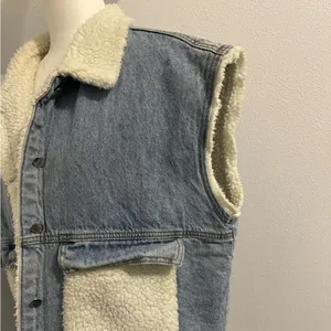 Wool Jean Vest Size XL thumbnail 6