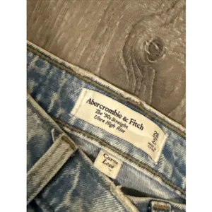 Abercrombie & Fitch The 90's Straight Ultra High Rise Curve Love Jeans Size 26 2 thumbnail 3