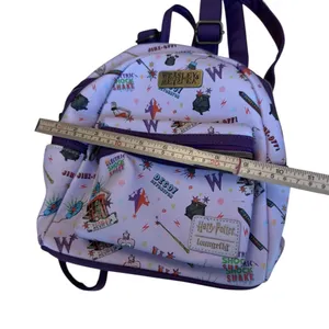 Loungefly Harry Potter Weasleys Wizard Wheezes Mini Backpack Purple Rare 11x10” thumbnail 10
