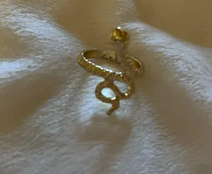 Snake gold ring thumbnail 3