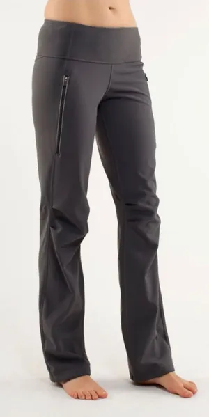Lululemon Run: Free Pant in Coal/Heathered Coal 10 thumbnail 1