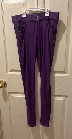 Purple Stretch Skinny Jeans – Women’s Size M thumbnail 1
