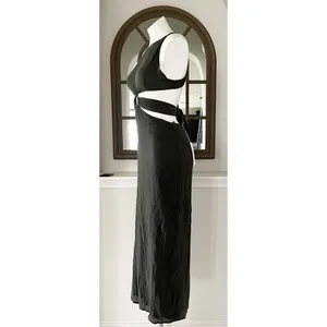 Lush Clothing NWT Cut-Out Maxi Dress, Moss Green, Size S New w/Tag thumbnail 2