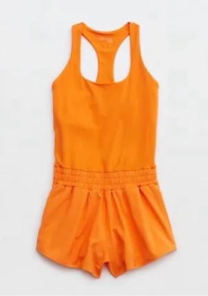 Offline by Aerie Ribbed Cut‑Out Romper thumbnail 3