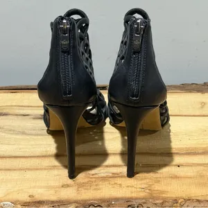 VINCE CAMUTO FONTANELA Shoes Caged Peep Toe Stiletto Heel Bootie Size 9‎ B100 thumbnail 5